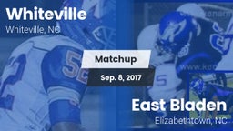 Matchup: Whiteville vs. East Bladen  2017