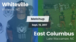 Matchup: Whiteville vs. East Columbus  2017