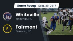 Recap: Whiteville  vs. Fairmont  2017