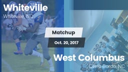 Matchup: Whiteville vs. West Columbus  2017