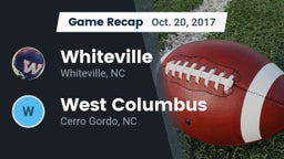 Recap: Whiteville  vs. West Columbus  2017