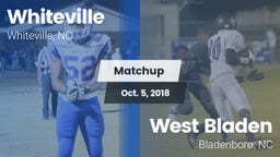 Matchup: Whiteville vs. West Bladen  2018