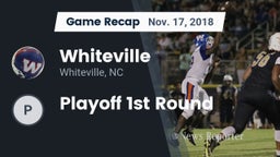 Recap: Whiteville  vs. Playoff 1st Round 2018
