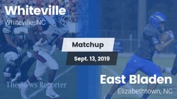 Matchup: Whiteville vs. East Bladen  2019