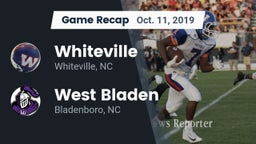 Recap: Whiteville  vs. West Bladen  2019
