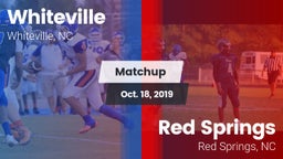 Matchup: Whiteville vs. Red Springs  2019