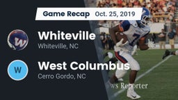 Recap: Whiteville  vs. West Columbus  2019