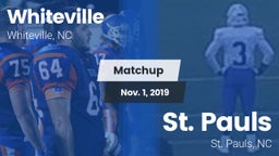 Matchup: Whiteville vs. St. Pauls  2019
