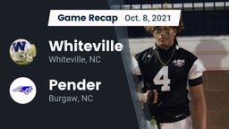 Recap: Whiteville  vs. Pender  2021