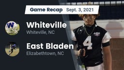 Recap: Whiteville  vs. East Bladen  2021