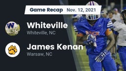 Recap: Whiteville  vs. James Kenan  2021