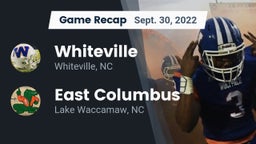 Recap: Whiteville  vs. East Columbus  2022