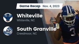 Recap: Whiteville  vs. South Granville  2023