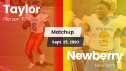 Matchup: Taylor vs. Newberry  2020