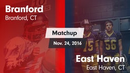 Matchup: Branford vs. East Haven  2016