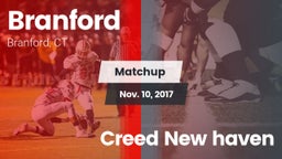 Matchup: Branford vs. Creed New haven 2017
