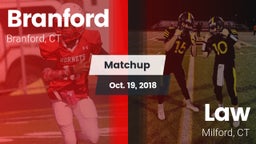 Matchup: Branford vs. Law  2018