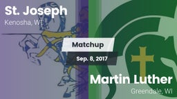 Matchup: St. Joseph High vs. Martin Luther  2017