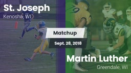 Matchup: St. Joseph High vs. Martin Luther  2018