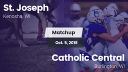 Matchup: St. Joseph High vs. Catholic Central  2018