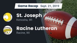 Recap: St. Joseph  vs. Racine Lutheran  2019