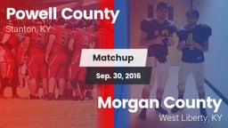 Matchup: Powell County vs. Morgan County  2016