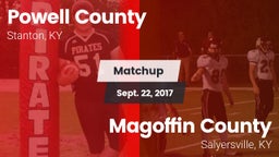 Matchup: Powell County vs. Magoffin County  2017