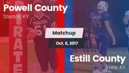 Matchup: Powell County vs. Estill County  2017