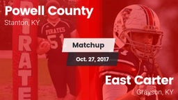 Matchup: Powell County vs. East Carter  2017