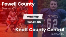 Matchup: Powell County vs. Knott County Central  2018