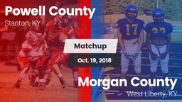 Matchup: Powell County vs. Morgan County  2018
