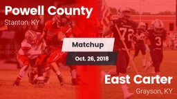 Matchup: Powell County vs. East Carter  2018