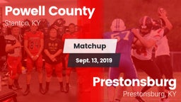 Matchup: Powell County vs. Prestonsburg  2019