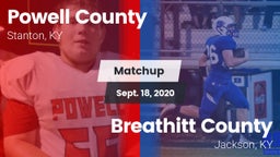 Matchup: Powell County vs. Breathitt County  2020