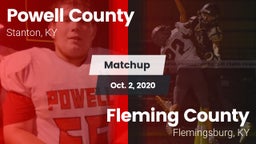 Matchup: Powell County vs. Fleming County  2020