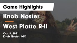 Knob Noster  vs West Platte R-II  Game Highlights - Oct. 9, 2021