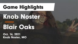 Knob Noster  vs Blair Oaks  Game Highlights - Oct. 16, 2021