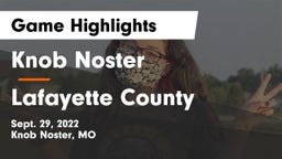Knob Noster  vs Lafayette County  Game Highlights - Sept. 29, 2022
