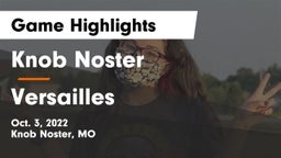 Knob Noster  vs Versailles  Game Highlights - Oct. 3, 2022