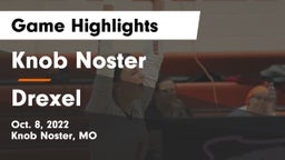 Knob Noster  vs Drexel  Game Highlights - Oct. 8, 2022