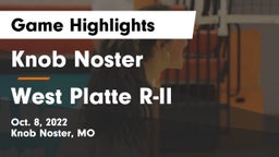 Knob Noster  vs West Platte R-II  Game Highlights - Oct. 8, 2022
