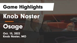 Knob Noster  vs Osage  Game Highlights - Oct. 15, 2022
