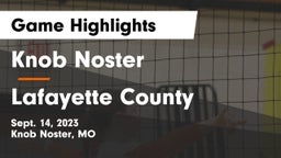Knob Noster  vs Lafayette County  Game Highlights - Sept. 14, 2023