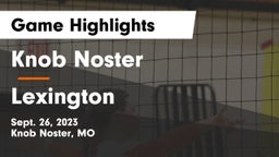 Knob Noster  vs Lexington  Game Highlights - Sept. 26, 2023