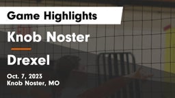 Knob Noster  vs Drexel  Game Highlights - Oct. 7, 2023