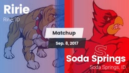 Matchup: Ririe vs. Soda Springs  2017