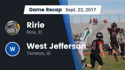 Recap: Ririe  vs. West Jefferson  2017