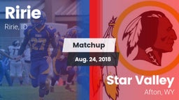 Matchup: Ririe vs. Star Valley  2018