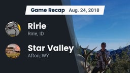 Recap: Ririe  vs. Star Valley  2018