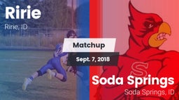 Matchup: Ririe vs. Soda Springs  2018